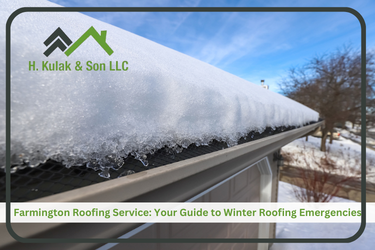 When winter hits Farmington, roofing service becomes crucial.